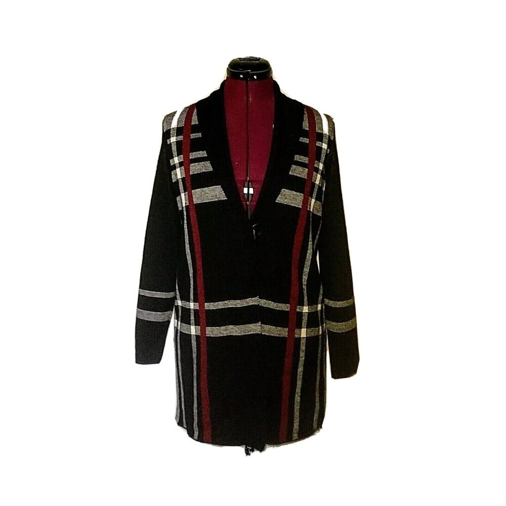 Charter Club Cardigan Sweater Multicolor Women Size Petite Petite  Snap Front